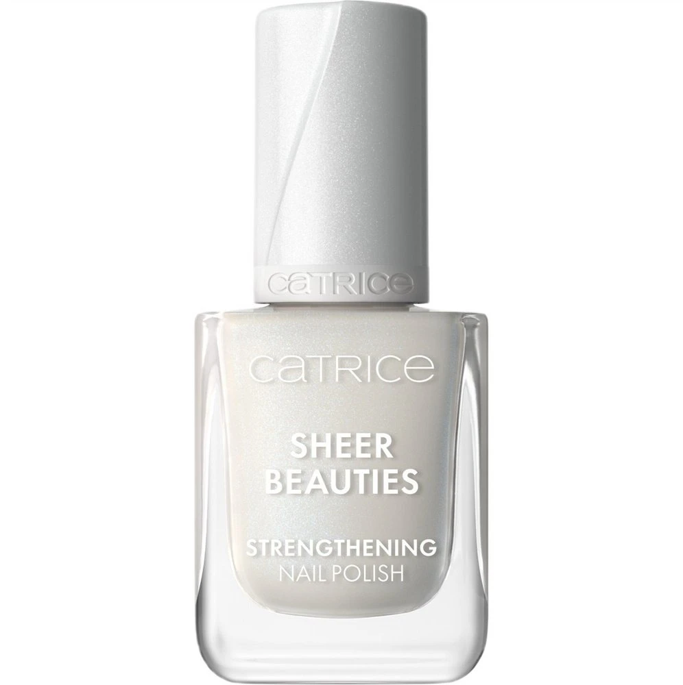 „Catrice Sheer Beauties“ stiprinamasis nagų lakas 010-Milky Not Guilty 10, 50 ml