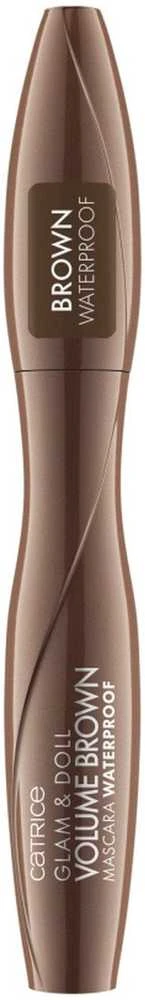 Catrice Glam & Doll Atsparus vandeniui Volumizing Blakstienų tušas Brown, 10 ml