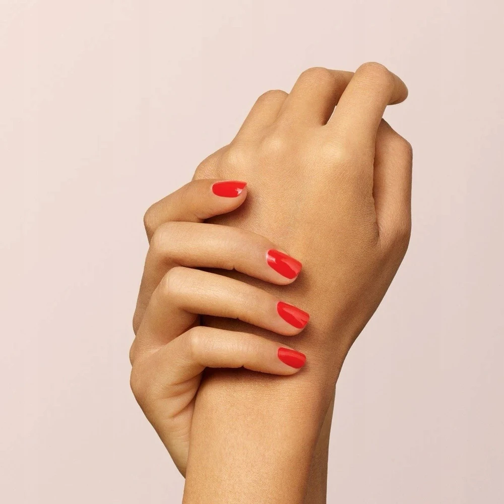 Manucurist Žalias Nagų lakas lakier do paznokci Raudona Coral 15ml