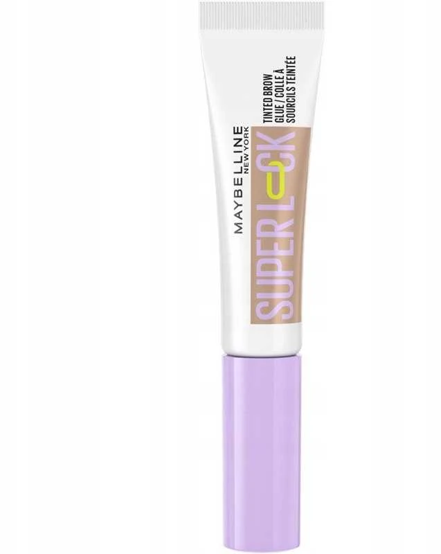 Maybelline Super Lock Brow Glue atspalvį suteikiantis antakių gelis-klijai, atspalvis: Taupe, 7 ml