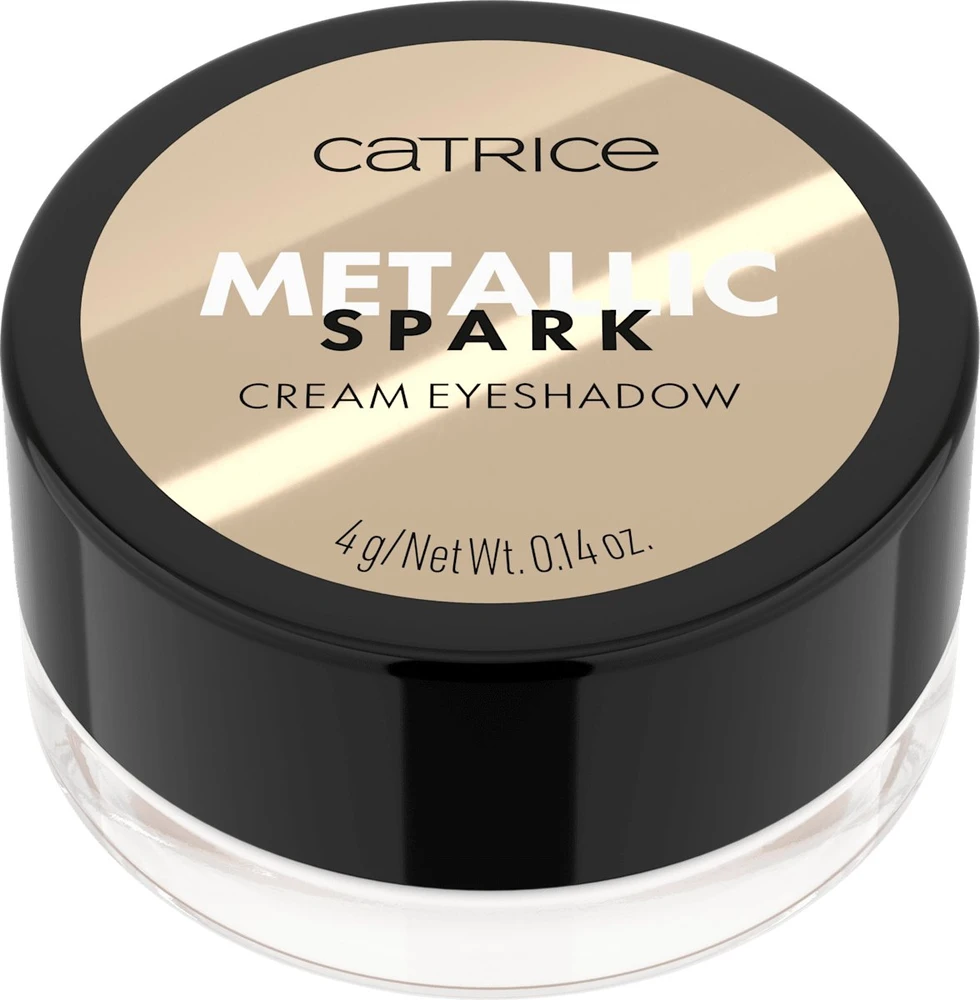 „Catrice Metallic Spark Brilliant Kreminis“ akių šešėliai 010 Champagne Chic, 4 g