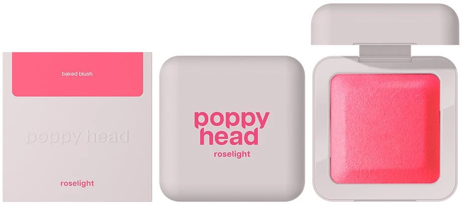 Poppy Head Roselight kepama rožinė švytinti pudra 04 Watermelon Shimmer 8.2g