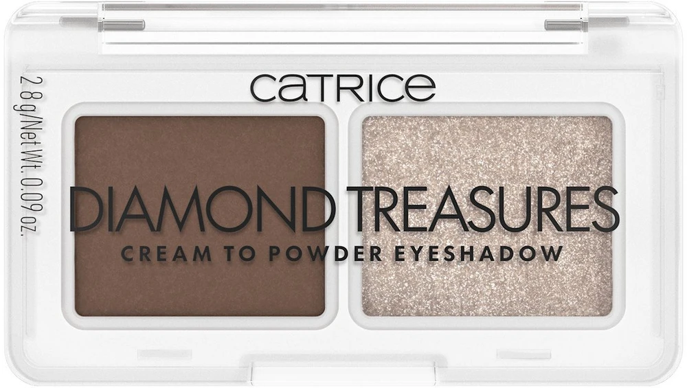 „Catrice Diamond Treasures“ kreminės konsistencijos akių šešėliai „010-Hazel Spark 2“, 8 g