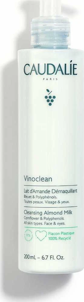"Caudalie Vinoclean" migdolų pieno makiažo valiklis 200ml