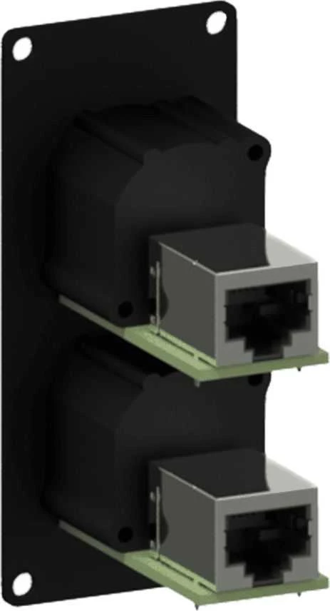 Caymon CASY moduliai yra 2x NE8FAH Ethercon jungtys (CASY168/B)