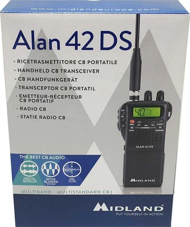 Midland Radijas CB ALAN 42DS AM/FM skaitmeninis triukšmo slopintuvas
