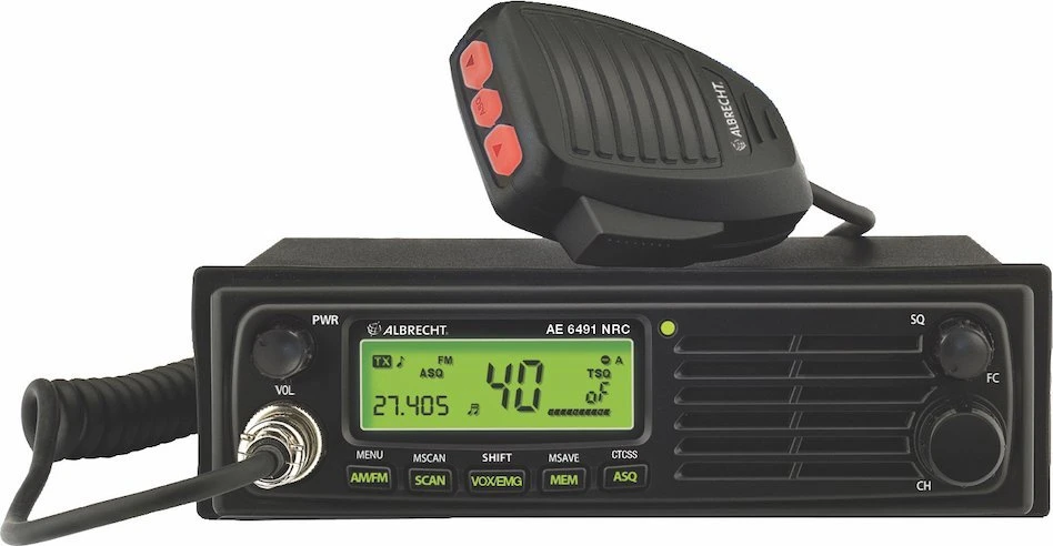 Automagnetola Albrecht AE 6491 NRC su triukšmo filtru