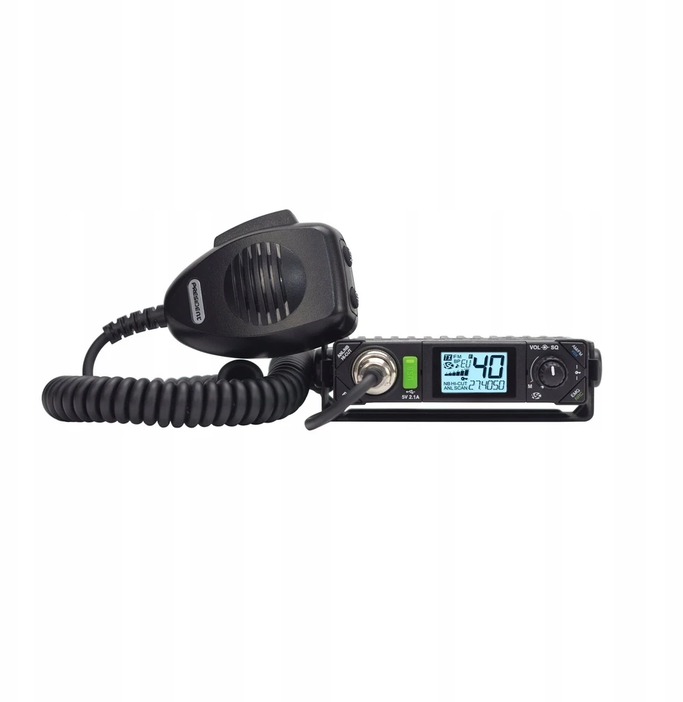 President Radio PREZIDENTAS BILL II+ ASC/VOX AM/FM CB radijas 12V