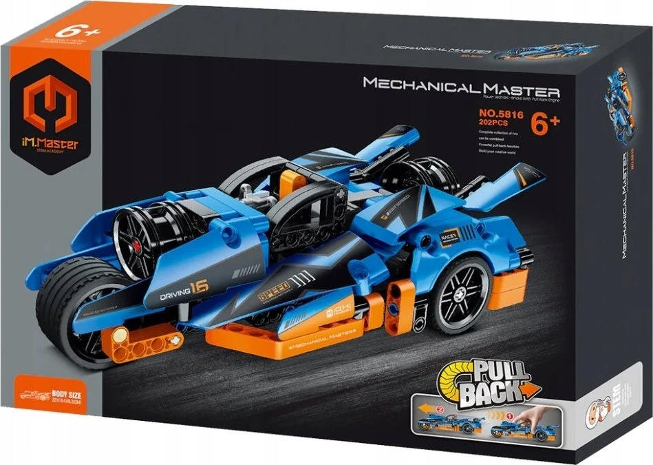 Cd Project IM.MASTER motociklo blokai mėlyni.202vnt 5816 40714