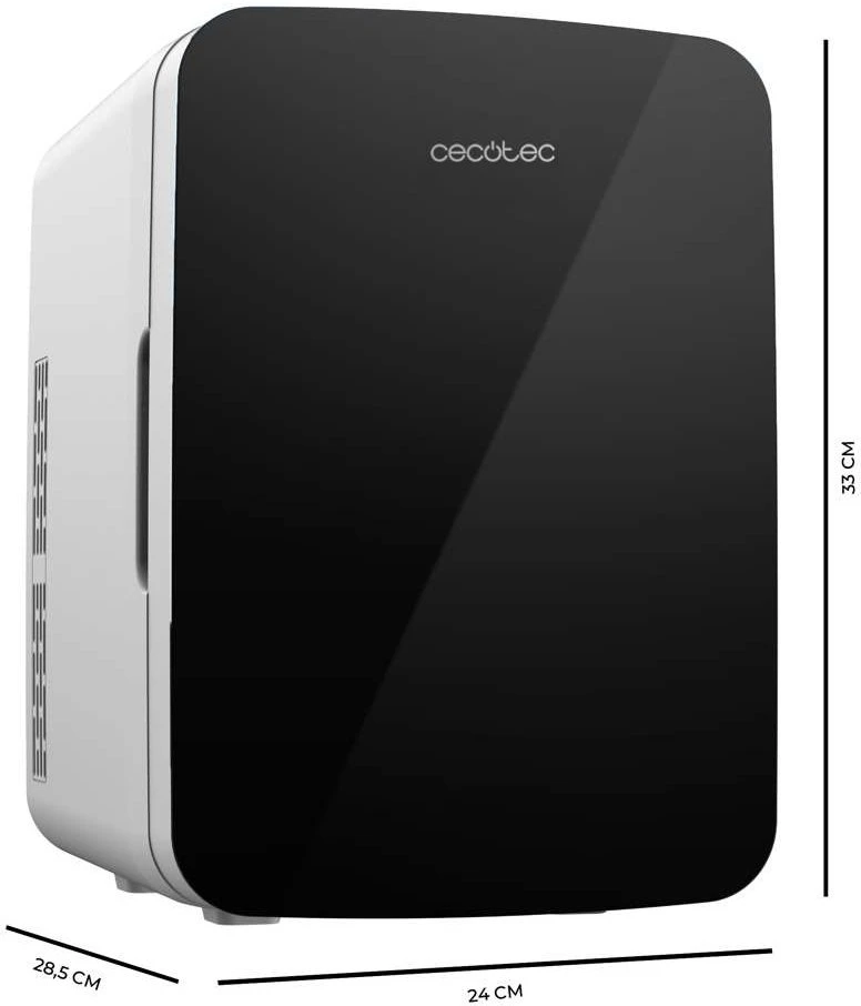 Cecotec Bolero MiniCooling 10L Bahamas Juodas Šaldytuvas Turystyczna 12V 230V Juodas