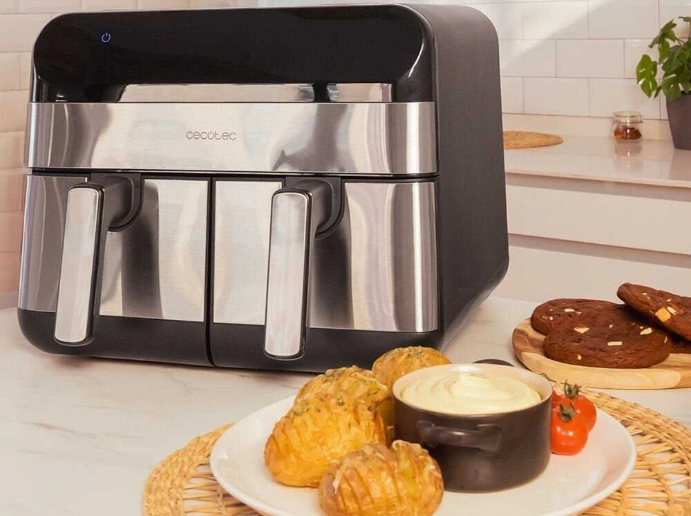 Cecotec oro gruzdintuvė | Cecofry Advance 9000 Nerūdijantis plienas | Galia 2800 W | Talpa 9 l