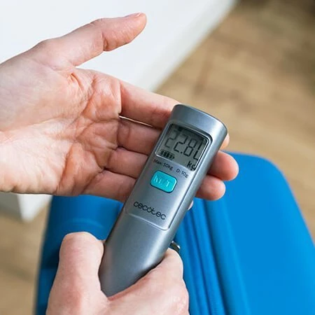Cecotec Cyfrowa Svarstyklės Bagażowa Cecotec TravelControl 5000 EcoPower Juodas