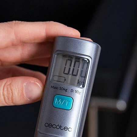 Cecotec Cyfrowa Svarstyklės Bagażowa Cecotec TravelControl 5000 EcoPower Juodas