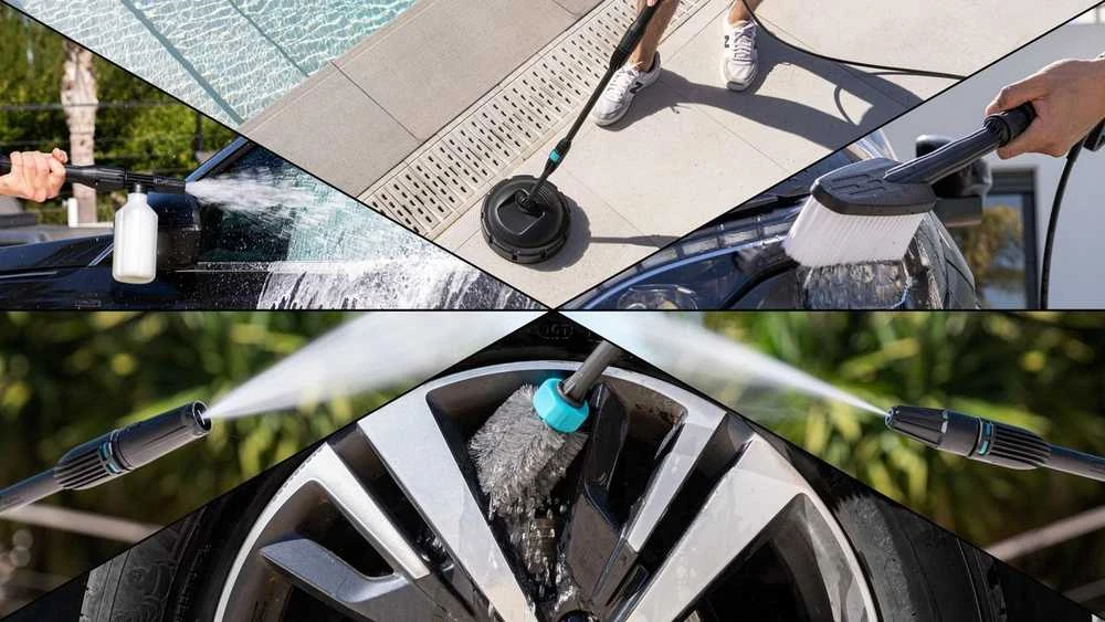 „Cecotec“ slėginė plovimo mašina | „HydroBoost 1600 Car&Garden“ | Veikia su laidu | Plovimo funkcija | 1600 W | 220–240 V | Juodas/Pilkas