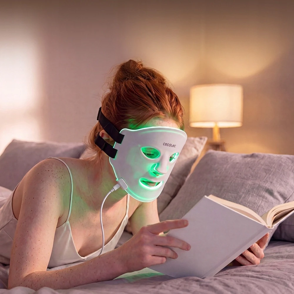 Cecotec LED Facial Mask | FaceCare LÜM | rusvai gelsvas