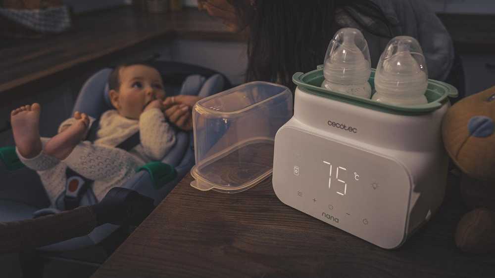 Buteliuko šildiklis podwójny, sterylizator Cecotec Nana BabyCare Double BottleWarmer