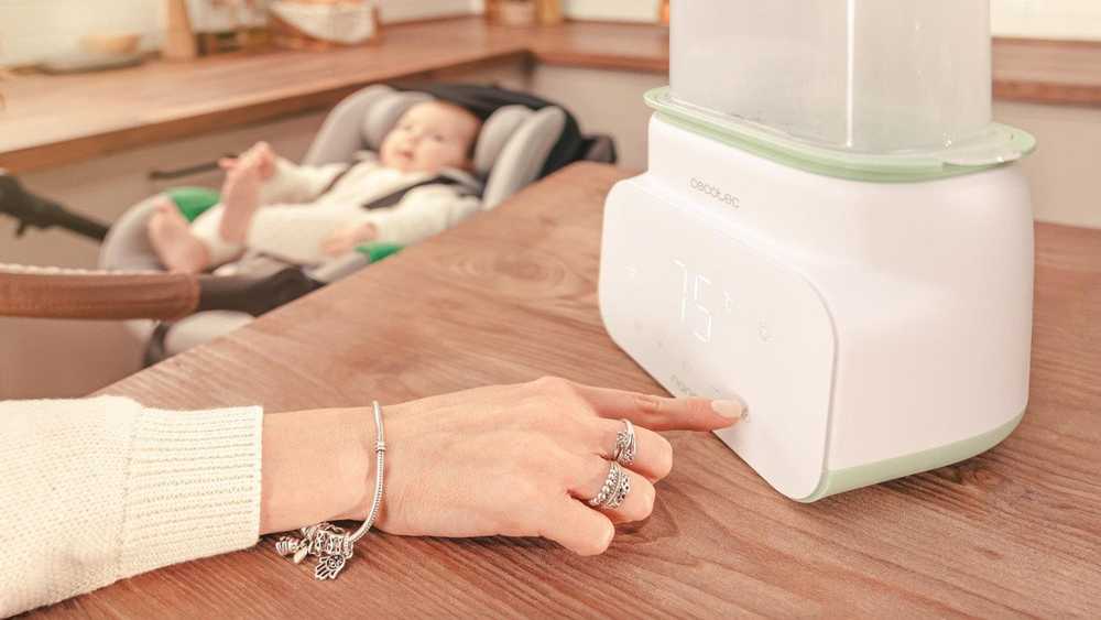 Buteliuko šildiklis podwójny, sterylizator Cecotec Nana BabyCare Double BottleWarmer