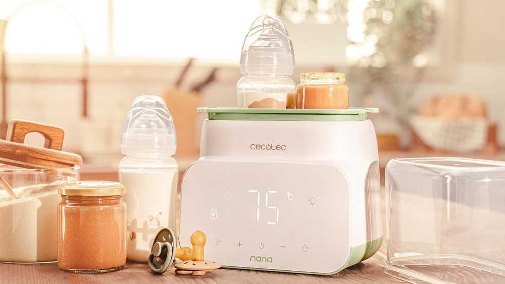 Buteliuko šildiklis podwójny, sterylizator Cecotec Nana BabyCare Double BottleWarmer