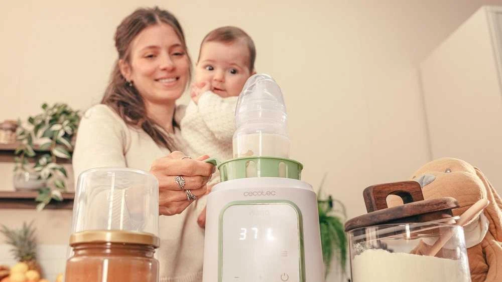 Nana BabyCare vieno buteliuko šildytuvas Cecotec elektrinis buteliuko šildytuvas