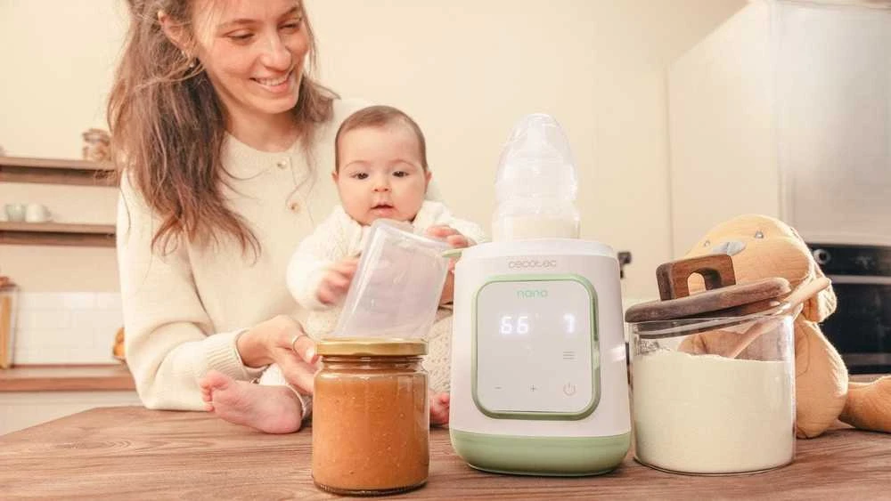 Cecotec Nana BabyCare šildytuvas su ekranu naudojimo metu