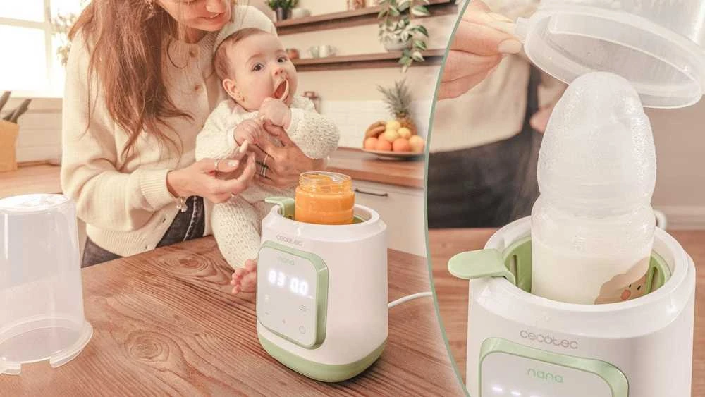 Nana BabyCare vieno buteliuko šildytuvas Cecotec elektrinis buteliuko šildytuvas