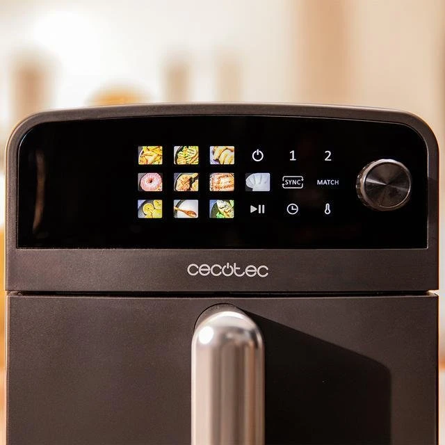 Gruzdintuvė Cecotec Double hot air fryer | Cecofry DuoLevel 10000 | Power 2400 W | Capacity 10 L | Juodas