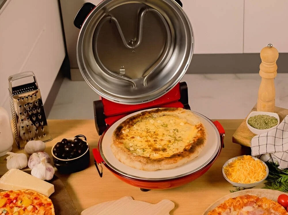 Cecotec Piec do pizzy Fun Pizza&Co Mamma Mia średnica 32 cm Cecotec Raudona