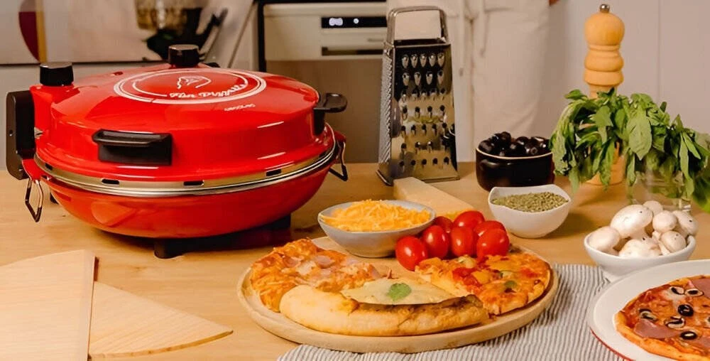 Cecotec Piec do pizzy Fun Pizza&Co Mamma Mia średnica 32 cm Cecotec Raudona