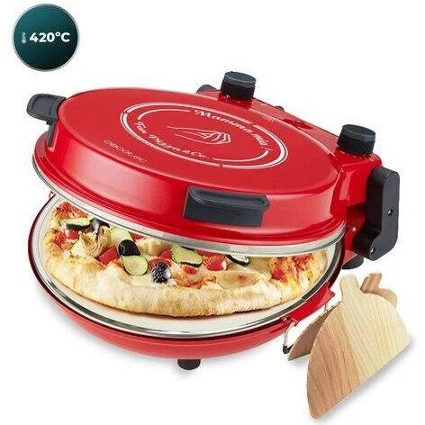Cecotec Piec do pizzy Fun Pizza&Co Mamma Mia średnica 32 cm Cecotec Raudona