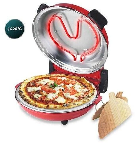 Cecotec Piec do pizzy Fun Pizza&Co Mamma Mia średnica 32 cm Cecotec Raudona