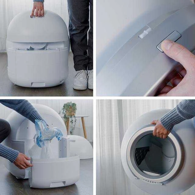 „Cecotec Pumba 7000 CleanKitty“ kompaktiška savaime išsivalanti kačių kraiko dėžutė
