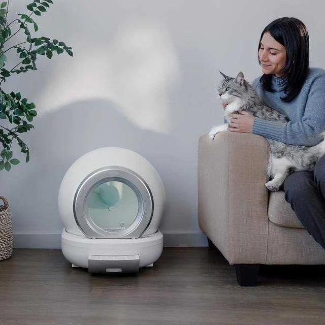 „Cecotec Pumba 7000 CleanKitty“ kompaktiška savaime išsivalanti kačių kraiko dėžutė