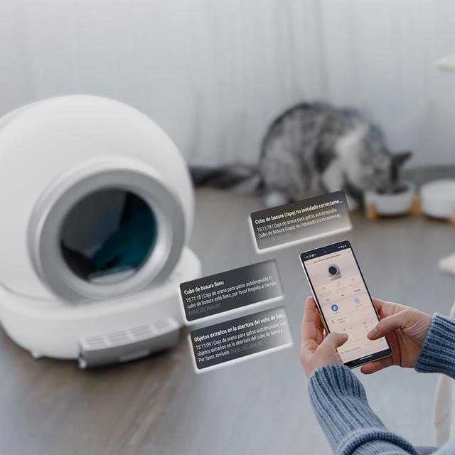 „Cecotec Pumba 7000 CleanKitty“ kompaktiška savaime išsivalanti kačių kraiko dėžutė