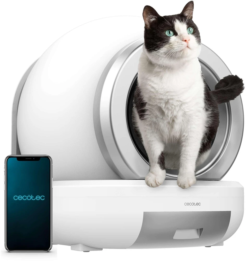 „Cecotec Pumba 7000 CleanKitty“ kompaktiška savaime išsivalanti kačių kraiko dėžutė
