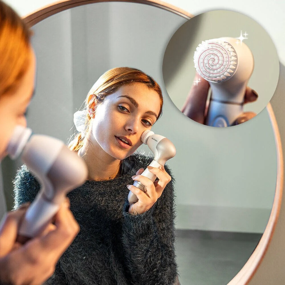 Cecotec veido valymo šepetėlis | FaceCare TotalClean | Veido šepetėlis | Baltas