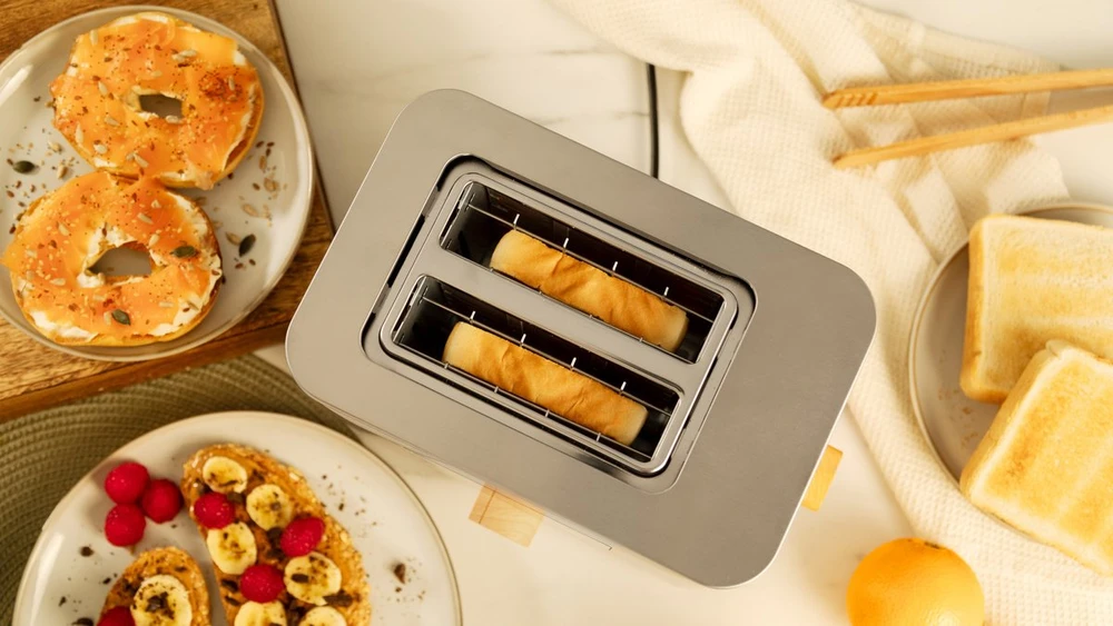 Cecotec vertikalus skrudintuvas Touch&Toast Double 950 W su jutikliniu ekranu, 04843