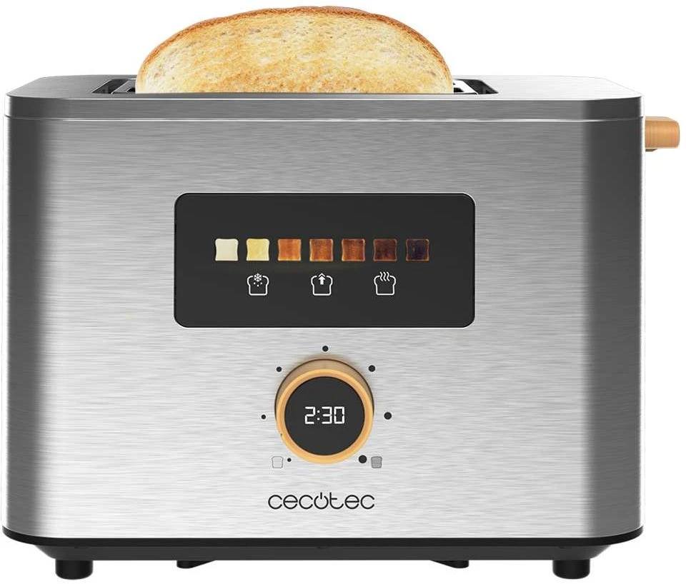 Cecotec vertikalus skrudintuvas Touch&Toast Double 950 W su jutikliniu ekranu, 04843