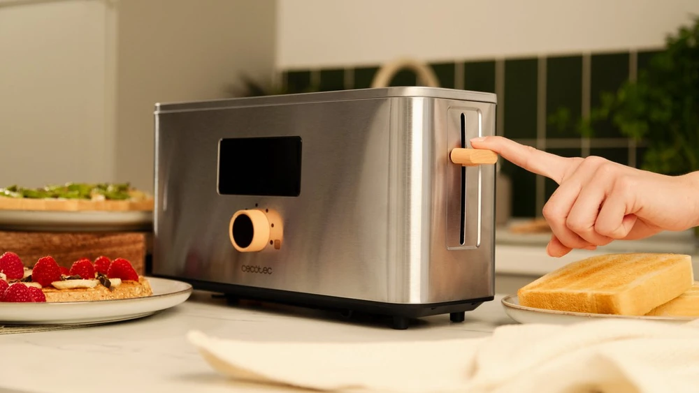 Cecotec skrudintuvas Touch&Toast Extra 1000 W su jutikliniu ekranu, modelis 04845