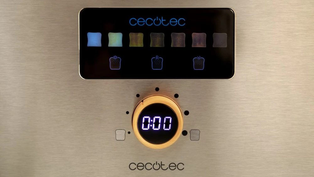 Cecotec skrudintuvas Touch&Toast Extra 1000 W su jutikliniu ekranu, modelis 04845
