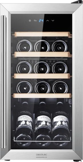 Vyno šaldytuvas Cecotec CECOTEC Vinoteca GrandSommelier 1550 Inox Compressor