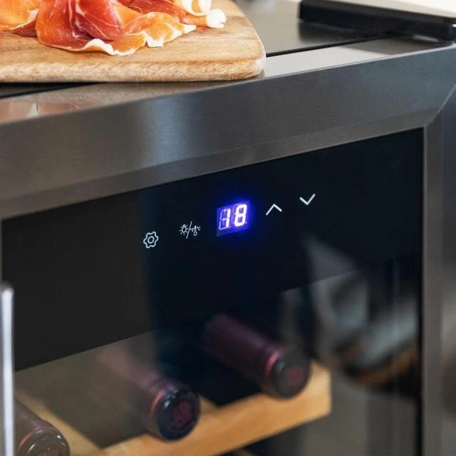Vyno šaldytuvas Cecotec CECOTEC Vinoteca GrandSommelier 1550 Inox Compressor