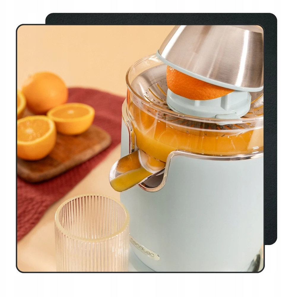 Sulčiaspaudė CECOTEC Xqueeze RetroJuice 1000 Mėlyna