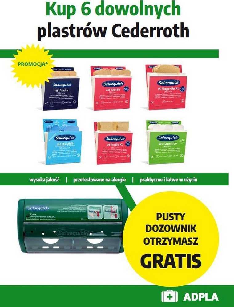 Cederroth Salvequick plastikinis pleistras