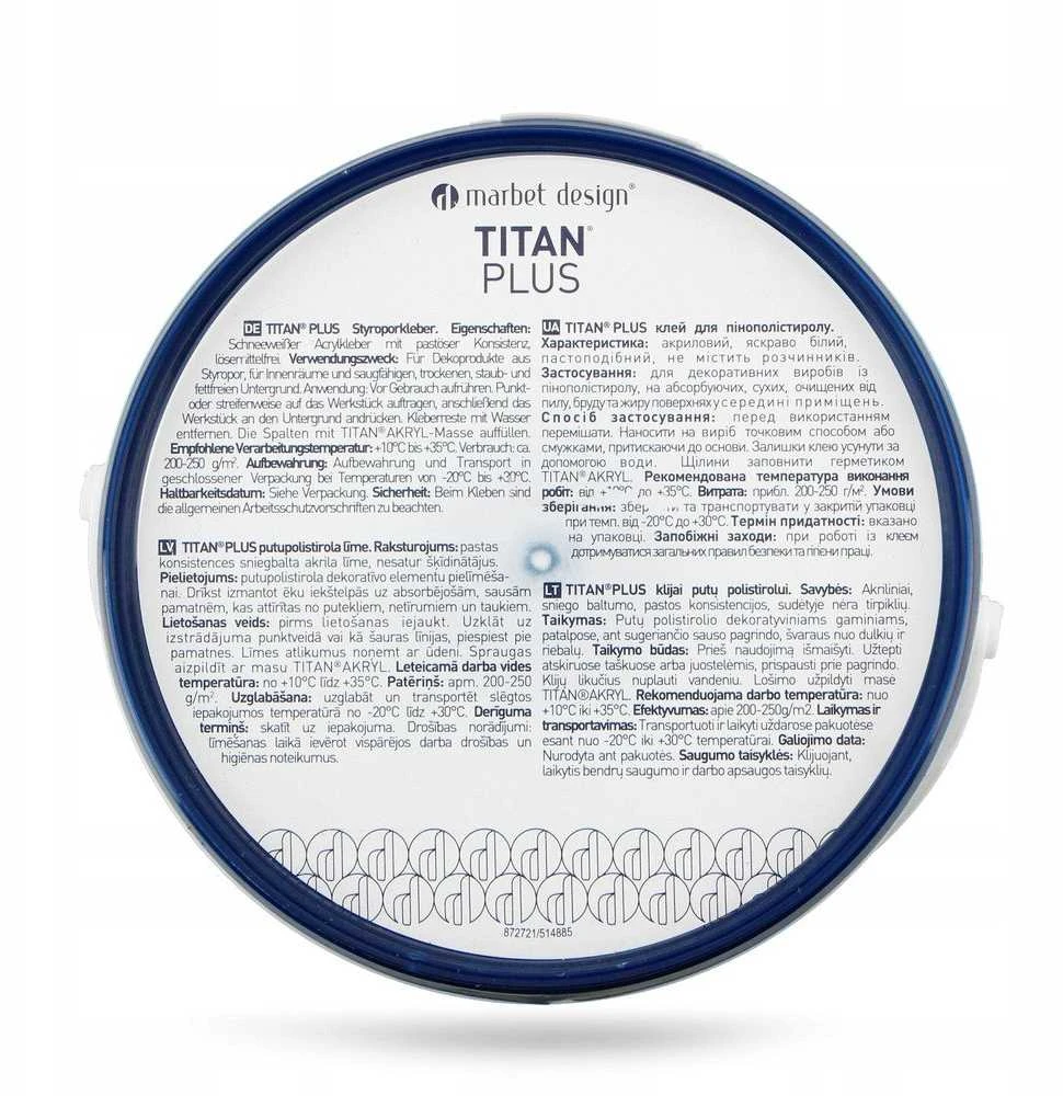 None Nežinomas Lubų klijai Titan plius, 1kg