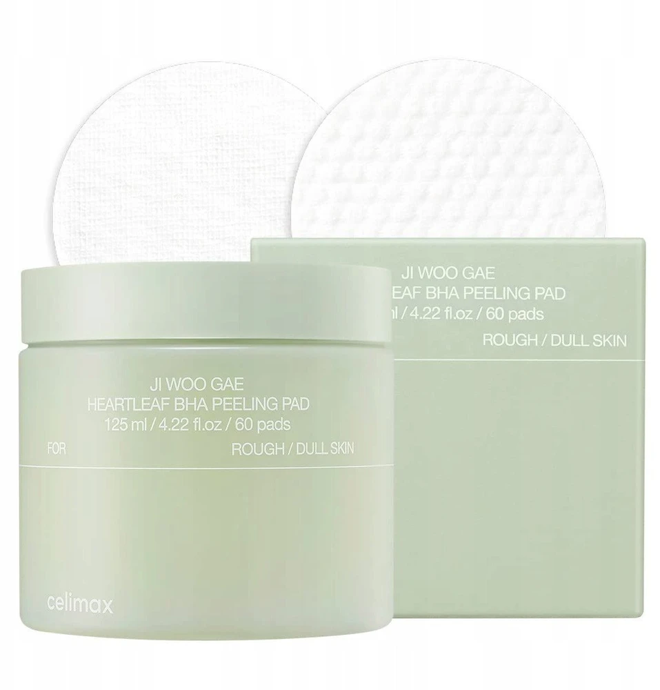 CELIMAX Ji Woo Gae One Step Mild Cleansing Pads for Makeup Removal - veido valymo servetėlės 225 ml / 60 vnt