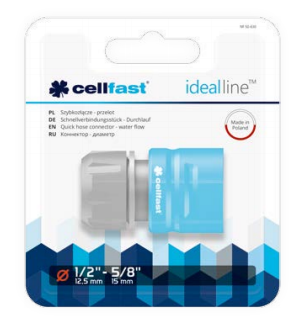 CELLFAST GREITAS JUNGTIS SODO ŽARNAI, 1/2" IDEALUS