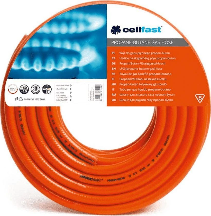 Žarna buitinėms dujoms Cellfast 20-040; 9,0x2,5 mm; 25 m