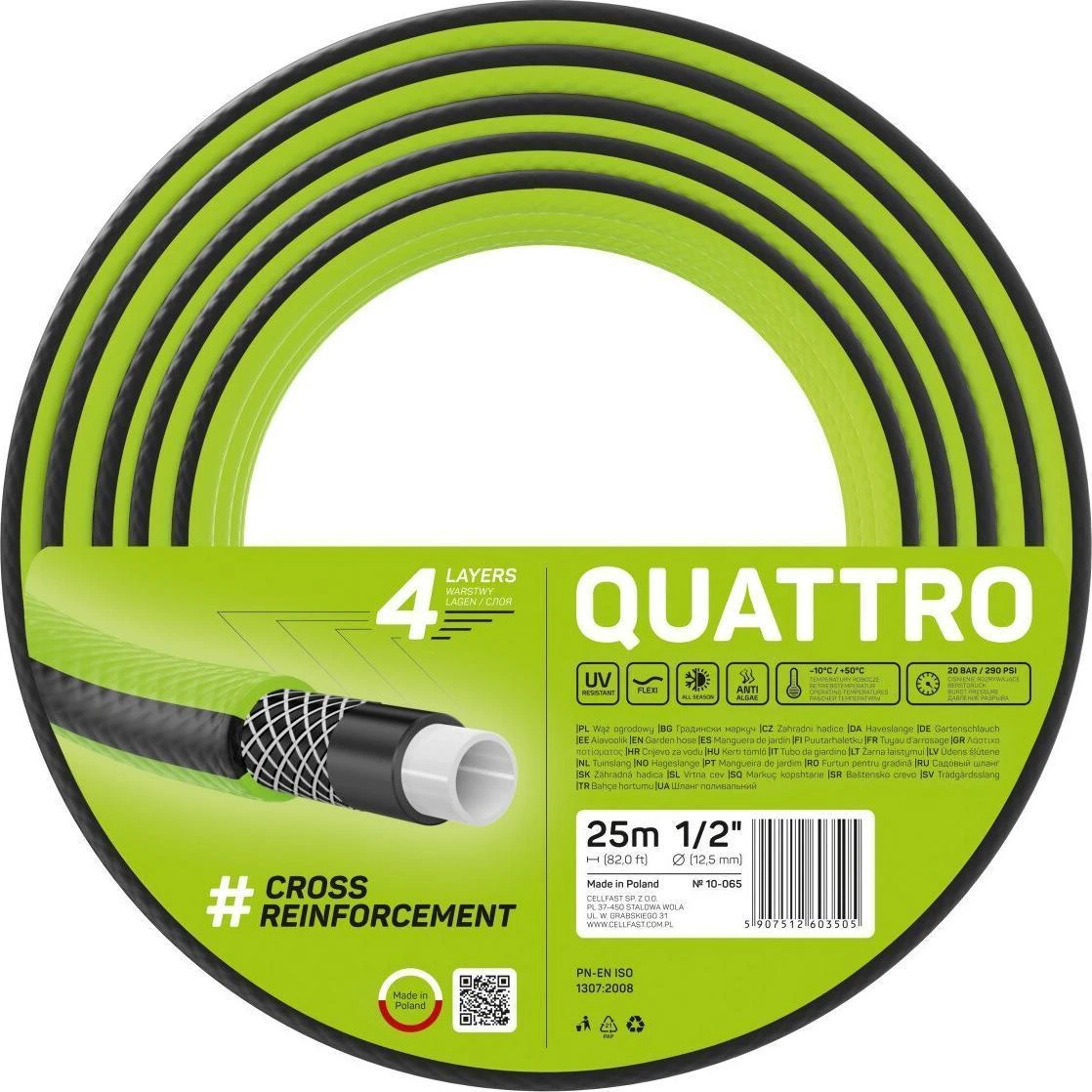 Wąż C. ŽARNA QUATTRO 3/4 "25m