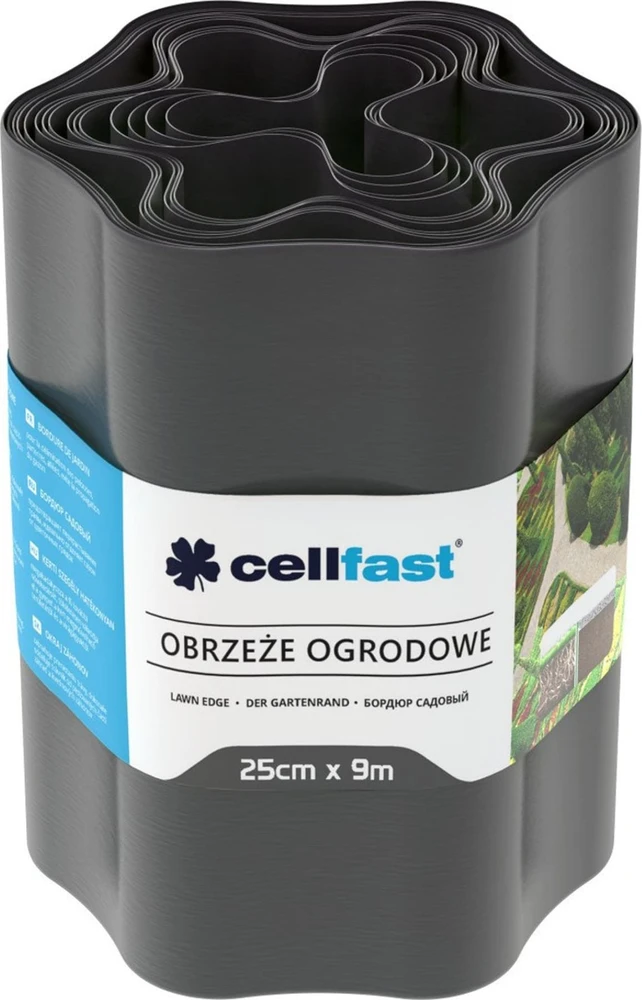 Obrzeże Sodo apvadas 25 cm x 9 m Cellfast grafito spalvos