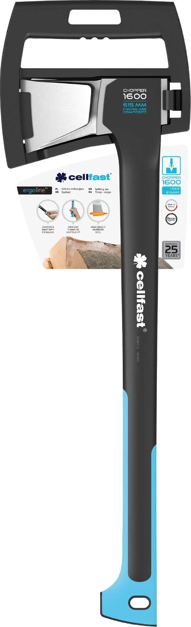 Cellfast skaldymo kirvis Ergo 41-005